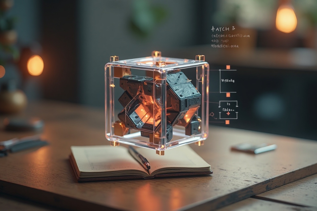 Easy AI Course PocketCube 3D demonstrator 超级容易的AI课